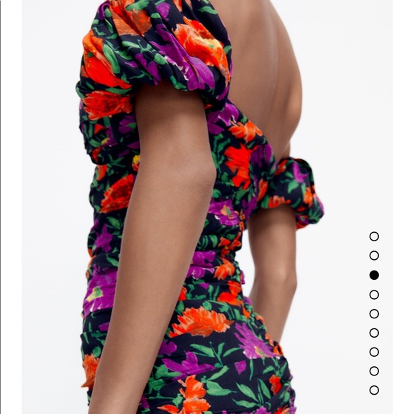 Zara Floral Print Dress - Picture 3 of 11